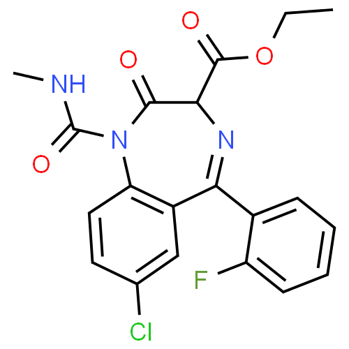 Ethyl carfluzepate - Pharmacocinétique et effets indésirables. Les médicaments avec le principe actif Ethyl carfluzepate - Medzai.net