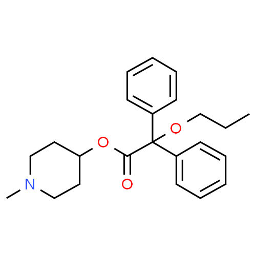 Propiverine - Pharmacocinétique et effets indésirables. Les médicaments avec le principe actif Propiverine - Medzai.net