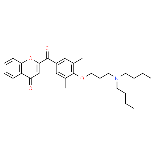 Bucromarone - Pharmacocinétique et effets indésirables. Les médicaments avec le principe actif Bucromarone - Medzai.net