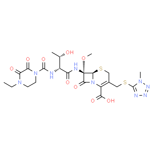 Cefbuperazone - Pharmacocinétique et effets indésirables. Les médicaments avec le principe actif Cefbuperazone - Medzai.net