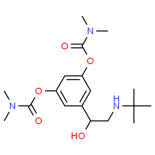 Chlorhydrate de bambutérol - Pharmacocinétique et effets indésirables. Les médicaments avec le principe actif Chlorhydrate de bambutérol - Medzai.net