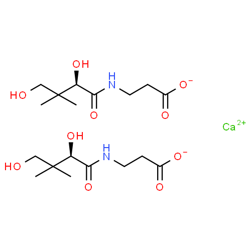 Calcium (pantothénate de) - Pharmacocinétique et effets indésirables. Les médicaments avec le principe actif Calcium (pantothénate de) - Medzai.net