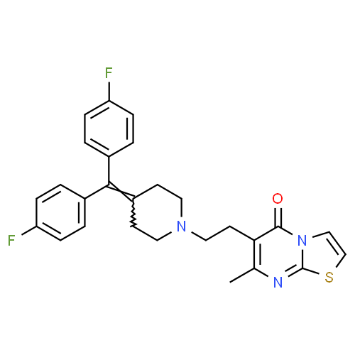 Ritanserin - Pharmacocinétique et effets indésirables. Les médicaments avec le principe actif Ritanserin - Medzai.net
