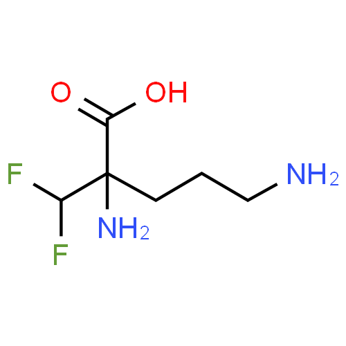 (difluorométhyl)-2 dl-ornithine - Pharmacocinétique et effets indésirables. Les médicaments avec le principe actif (difluorométhyl)-2 dl-ornithine - Medzai.net