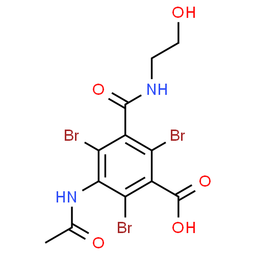Broxitalamic acid - Pharmacocinétique et effets indésirables. Les médicaments avec le principe actif Broxitalamic acid - Medzai.net