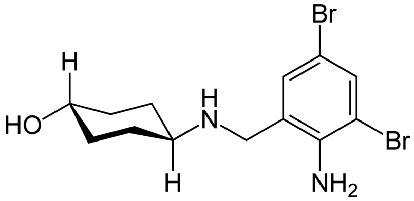 Ambroxol - Pharmacocinétique et effets indésirables. Les médicaments avec le principe actif Ambroxol - Medzai.net