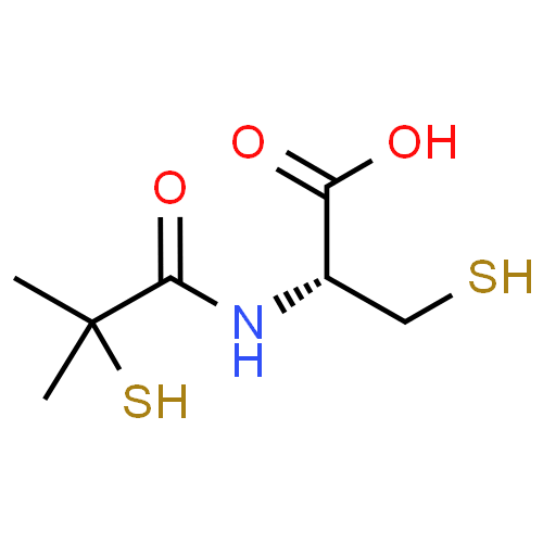 Bucillamine - Pharmacocinétique et effets indésirables. Les médicaments avec le principe actif Bucillamine - Medzai.net