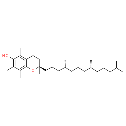D-alpha-tocophérol (acétate de) - Pharmacocinétique et effets indésirables. Les médicaments avec le principe actif D-alpha-tocophérol (acétate de) - Medzai.net