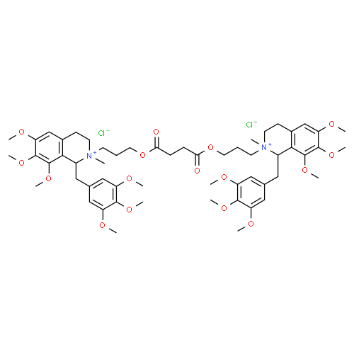 Doxacurium chloride - Pharmacocinétique et effets indésirables. Les médicaments avec le principe actif Doxacurium chloride - Medzai.net