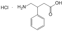 4-amino-3-phenylbutyric acid - Pharmacocinétique et effets indésirables. Les médicaments avec le principe actif 4-amino-3-phenylbutyric acid - Medzai.net