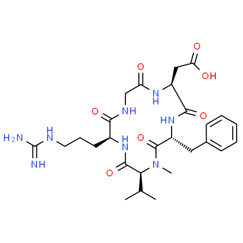 Циленгитид - фармакокинетика и побочные действия. Препараты, содержащие Циленгитид - Medzai.net