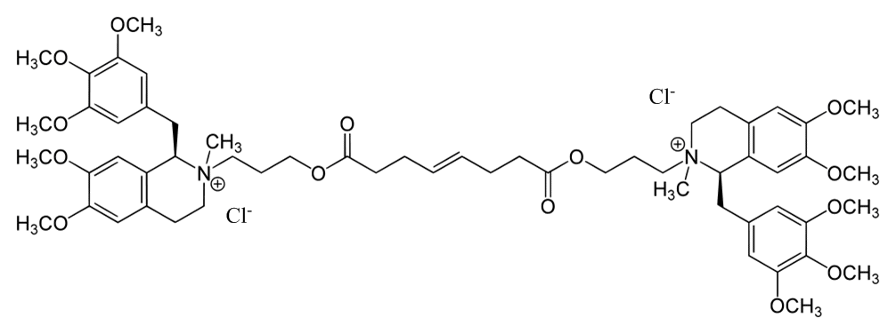 Mivacurium (chlorure de) - Pharmacocinétique et effets indésirables. Les médicaments avec le principe actif Mivacurium (chlorure de) - Medzai.net