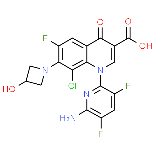 Delafloxacin - Pharmacocinétique et effets indésirables. Les médicaments avec le principe actif Delafloxacin - Medzai.net
